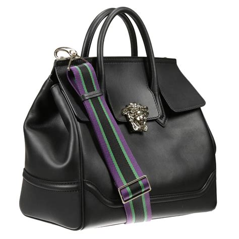 Collezione Versace Tag di borse pelle nappa donna 